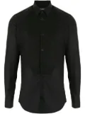 Dolce & Gabbana bib-collar cotton shirt - Black