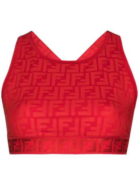 red fendi top
