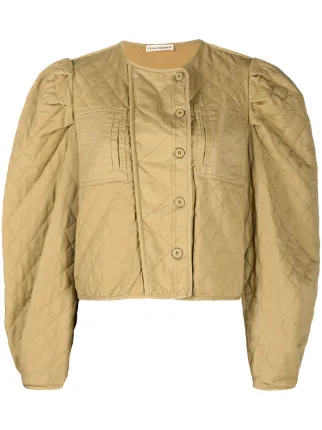 Ulla Johnson Quilted Cropped Jacket Farfetch