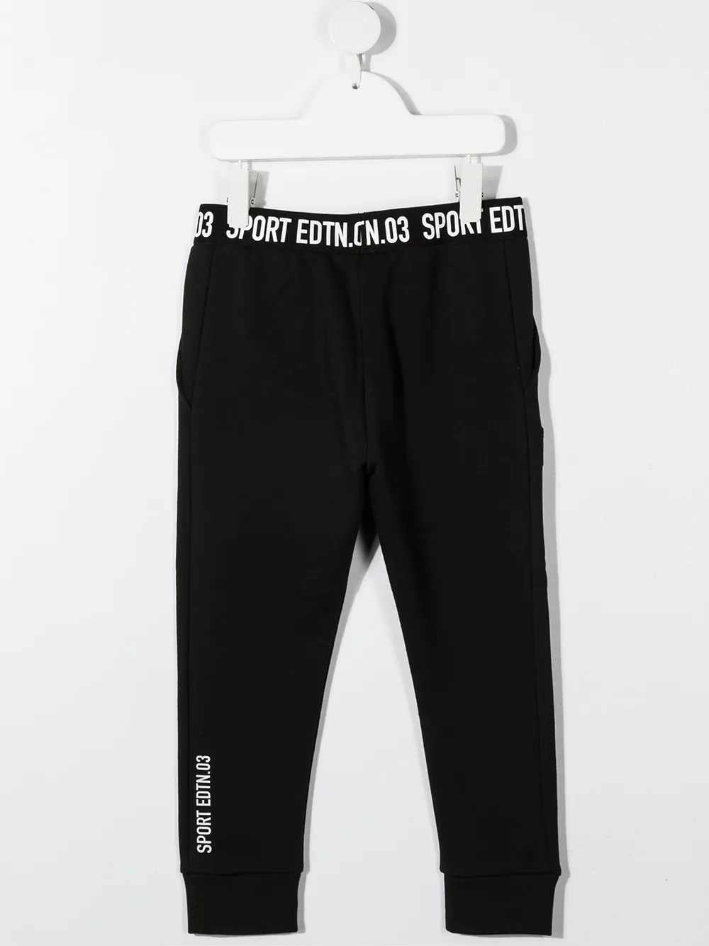 фото Dsquared2 kids спортивные брюки с логотипом на талии