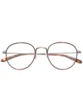 Garrett Leight Paloma round-frame glasses - Brown