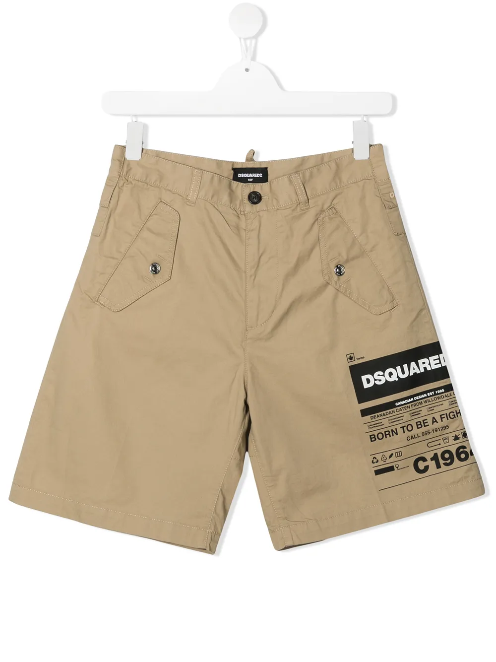 фото Dsquared2 kids шорты с логотипом