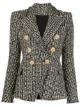 Image 1 of Balmain tweed monogram blazer