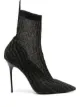 Image 1 of Balmain Skye monogram ankle boots