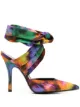 Image 1 of The Attico abstract-print pumps