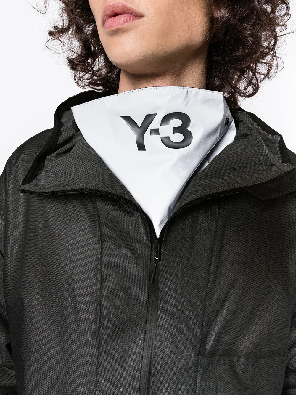 фото Y-3 ветровка оверсайз на молнии