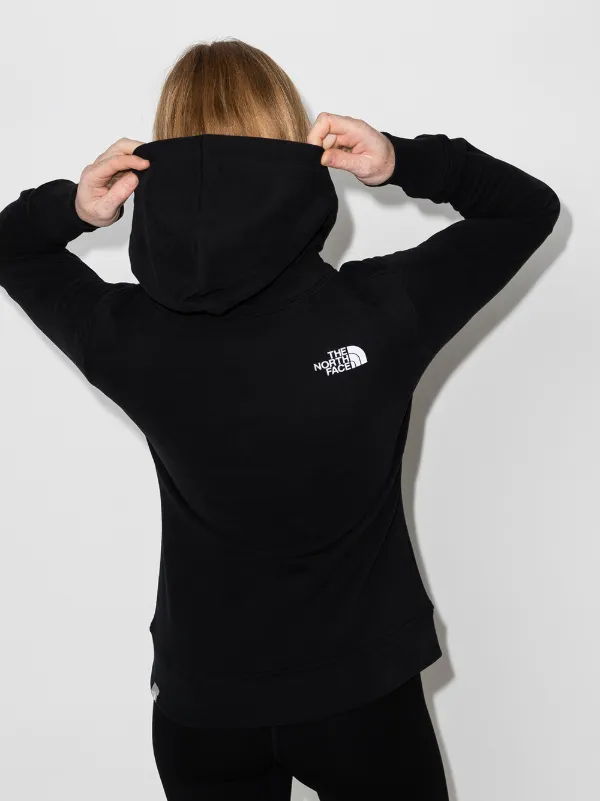 The North Face logo-print Drawstring Hoodie | Black | FARFETCH