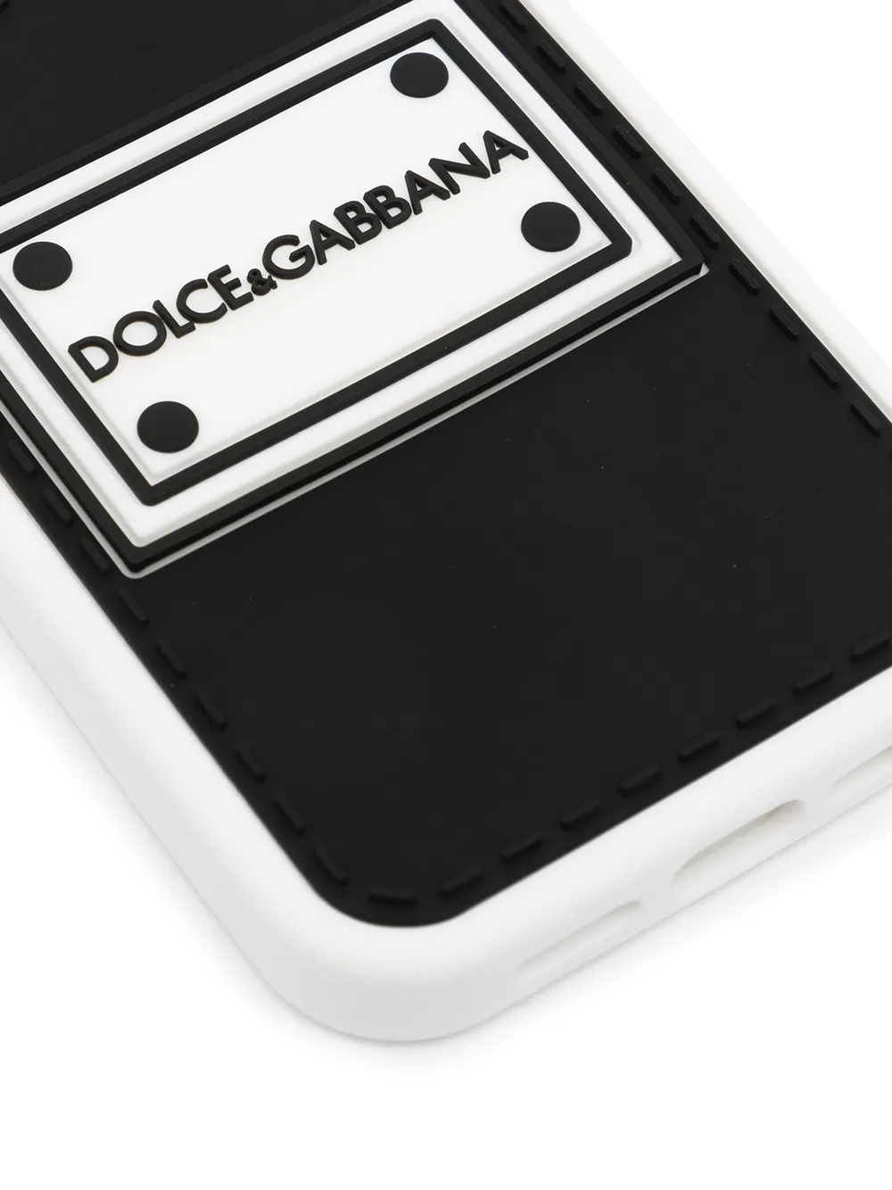 фото Dolce & gabbana чехол для iphone 12 pro с нашивкой-логотипом