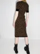 Fendi FF-logo knitted midi dress