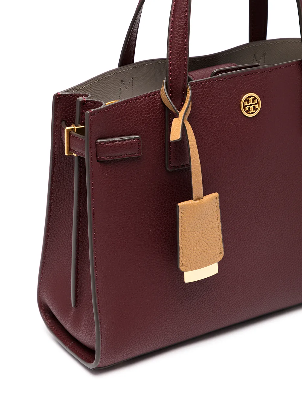 Walker Small Satchel of Tory Burch - Grained calf leather bag with