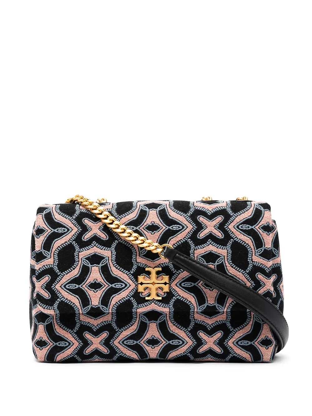 фото Tory burch маленькая сумка на плечо kira jacquard