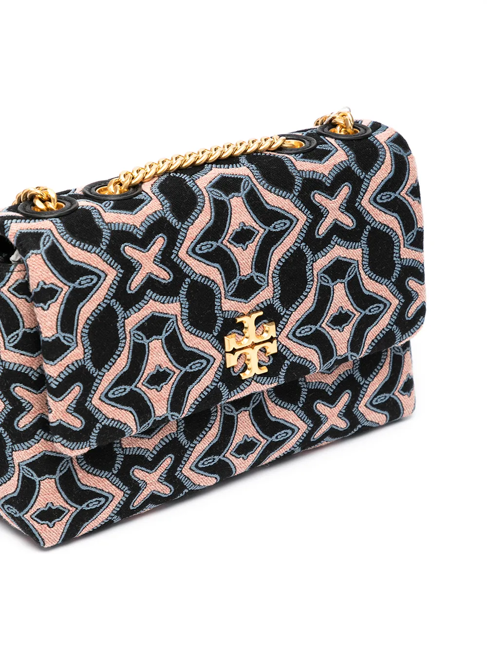 фото Tory burch маленькая сумка на плечо kira jacquard