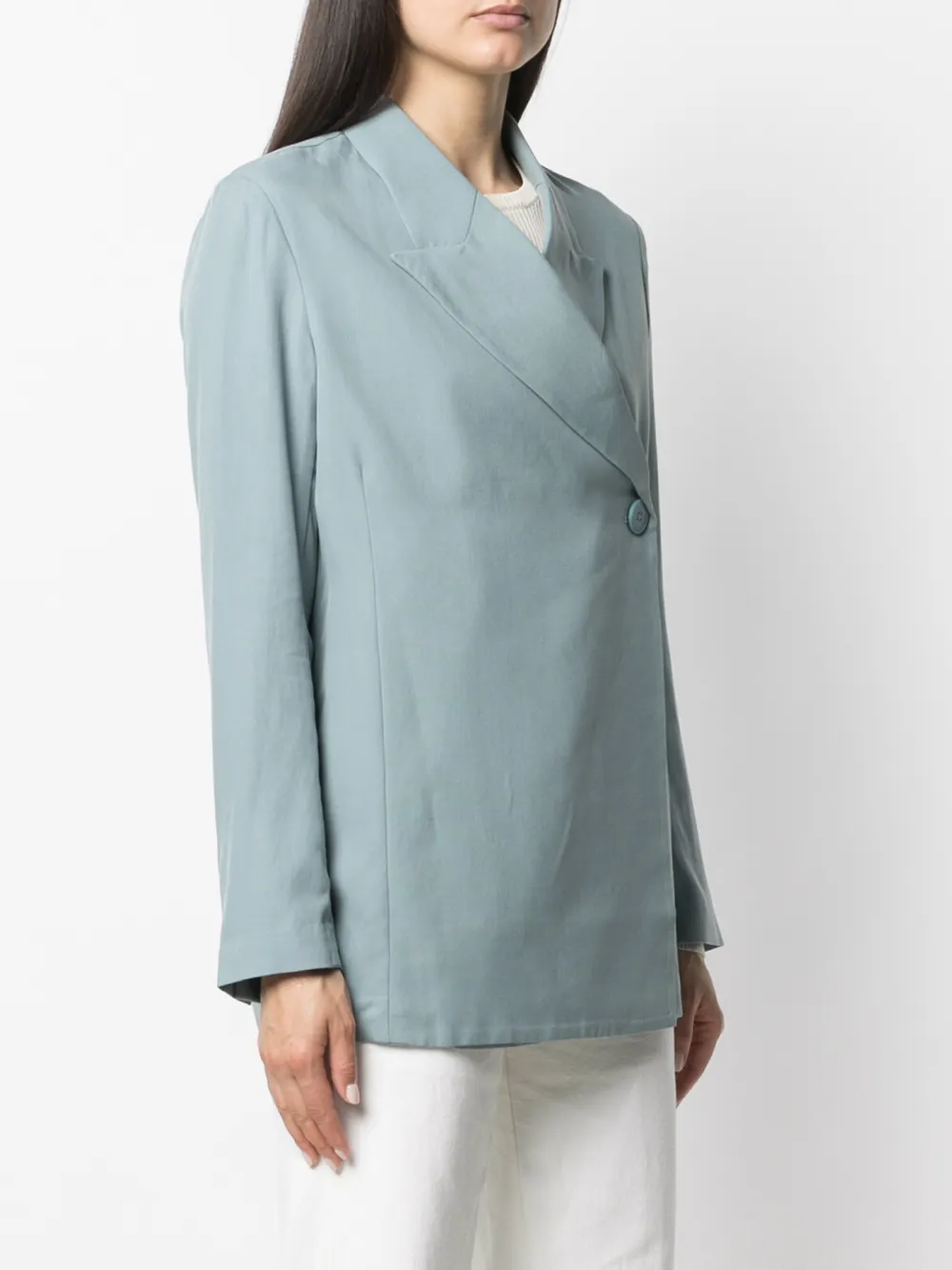 Remain Birger Christensen Single-breasted Tailored Blazer In Blue