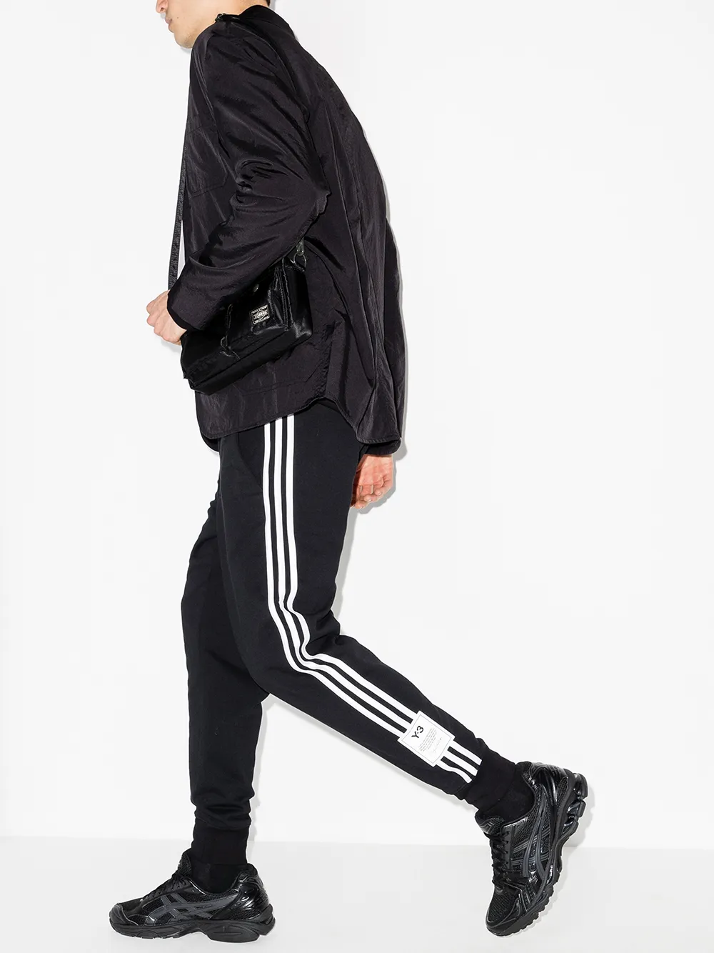 фото Y-3 спортивные брюки с лампасами