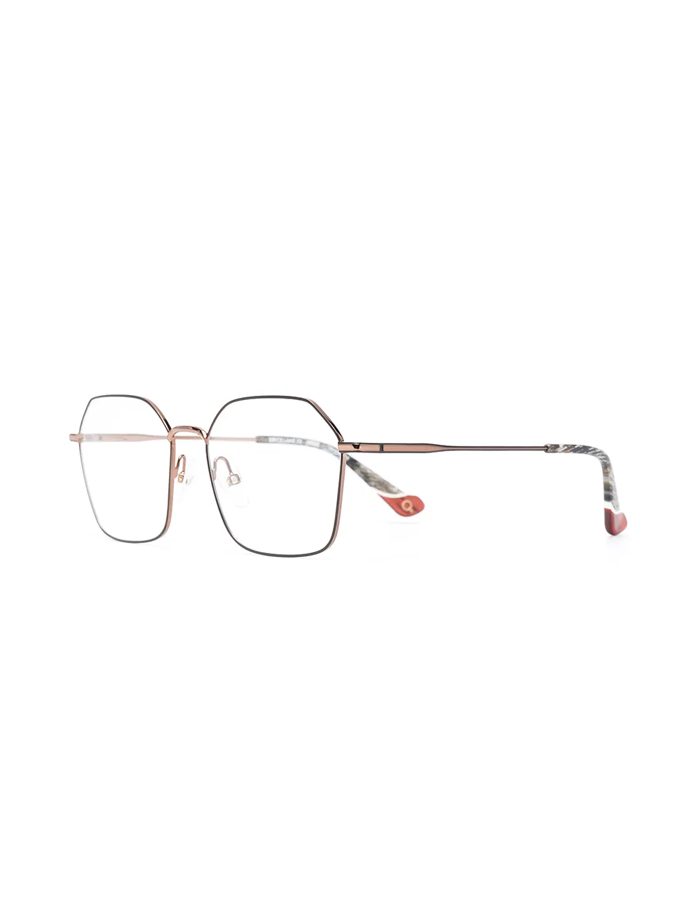 Etnia Barcelona Bril met geometrisch montuur - Beige