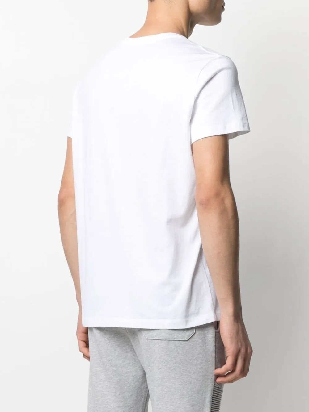 фото Balmain футболка с фактурным логотипом