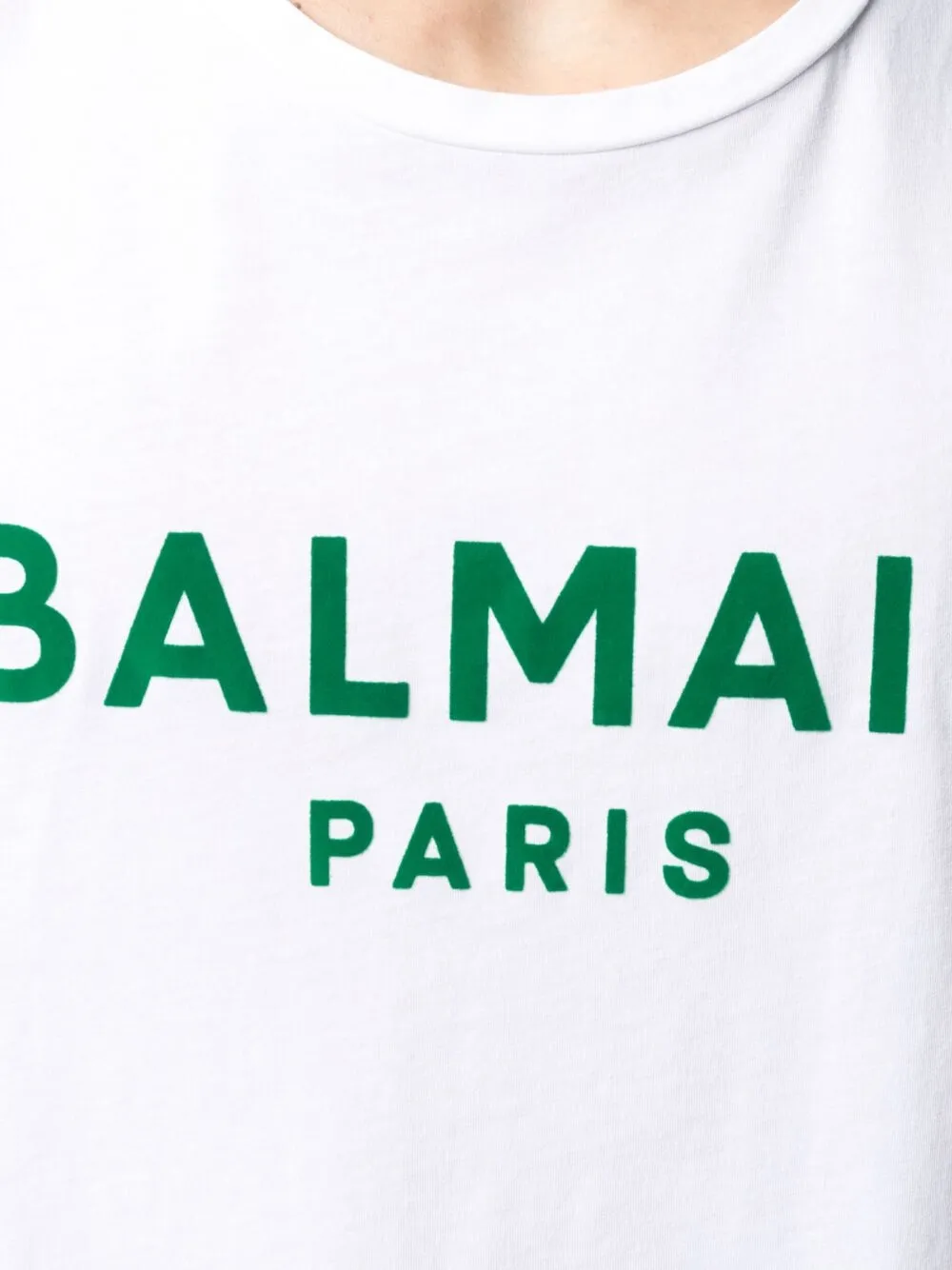 фото Balmain футболка с фактурным логотипом