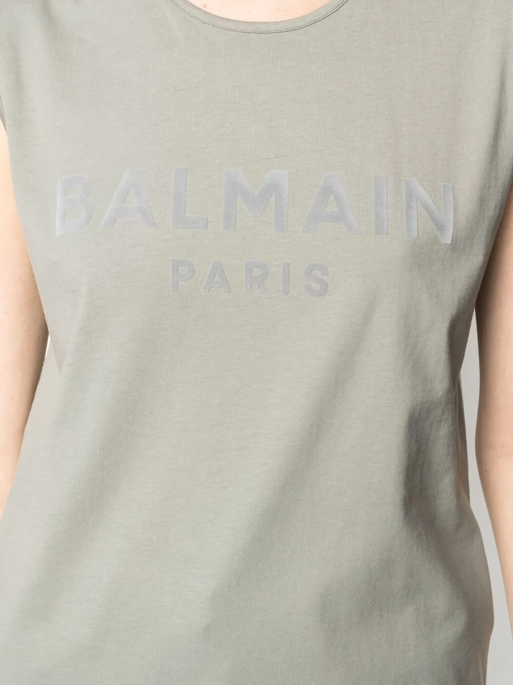 фото Balmain топ с пуговицами и логотипом