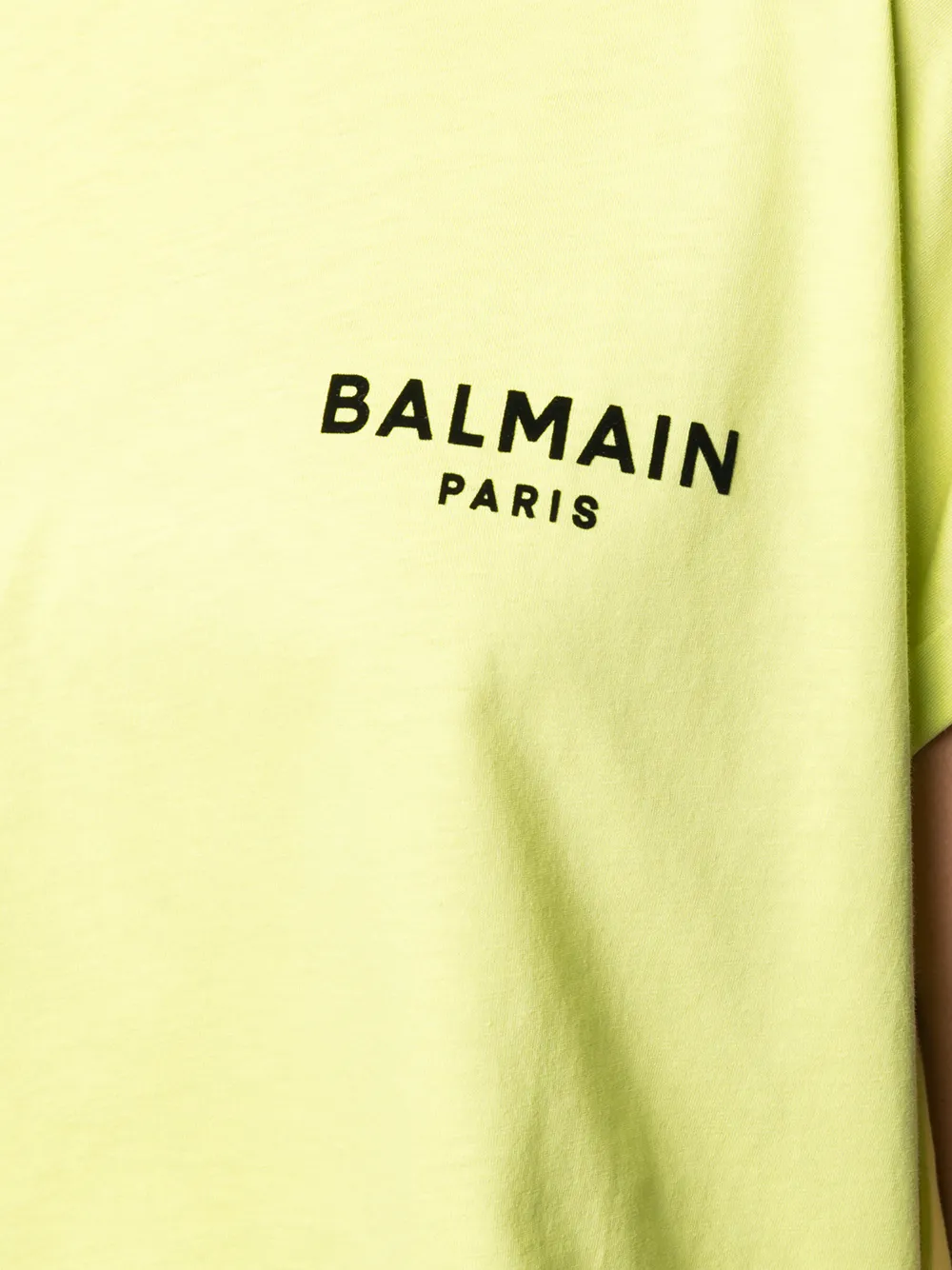 фото Balmain укороченная футболка с короткими рукавами