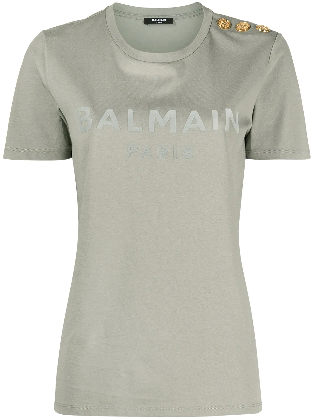 фото Balmain футболка с фактурным логотипом