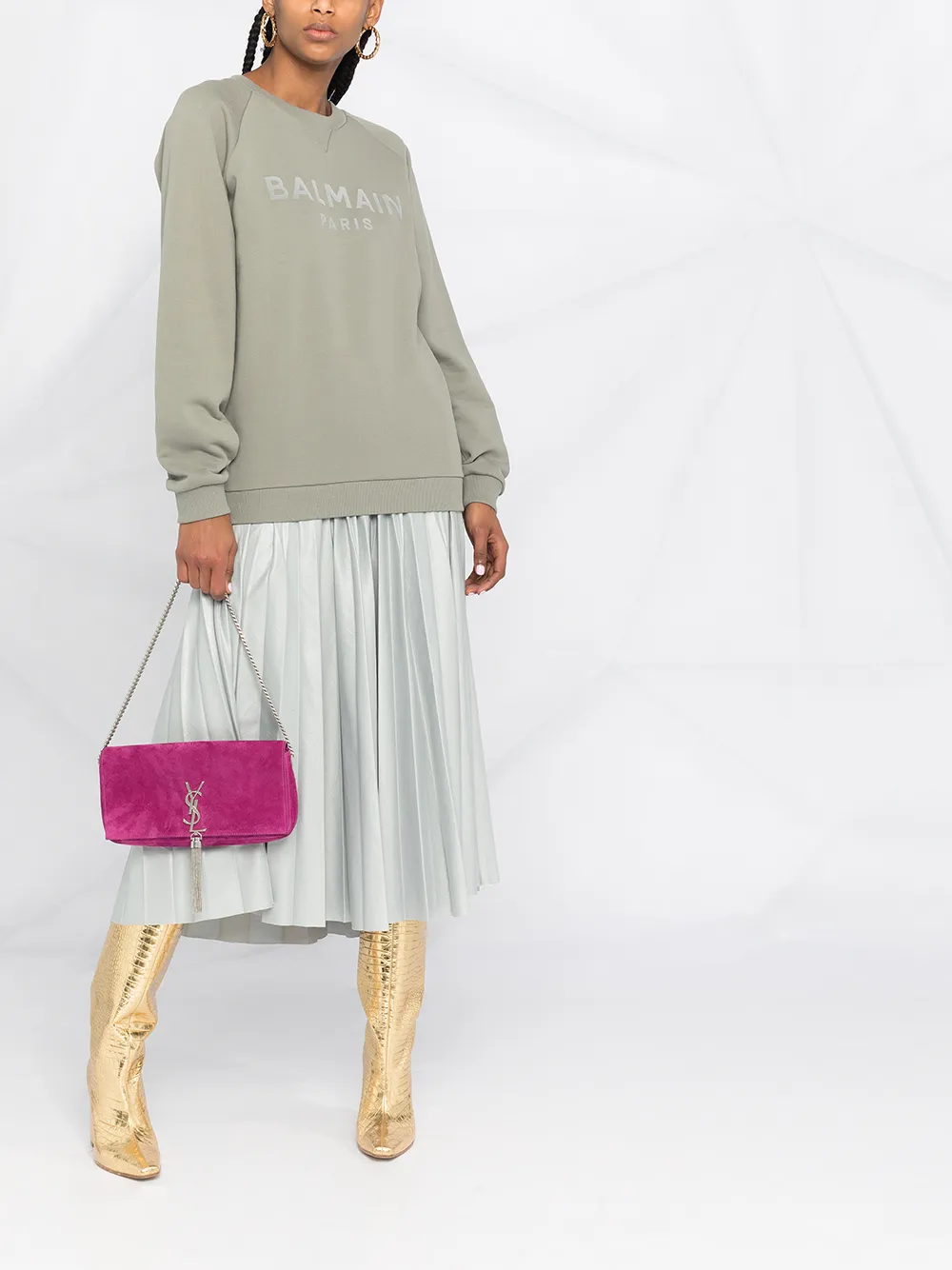 фото Balmain толстовка с логотипом