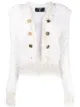 Image 1 of Balmain collarless fringed tweed jacket