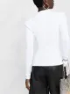 Balmain Jaqueta de tricô canelado com zíper