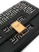 Balmain small 1945 Heritage monogram jacquard day pouch