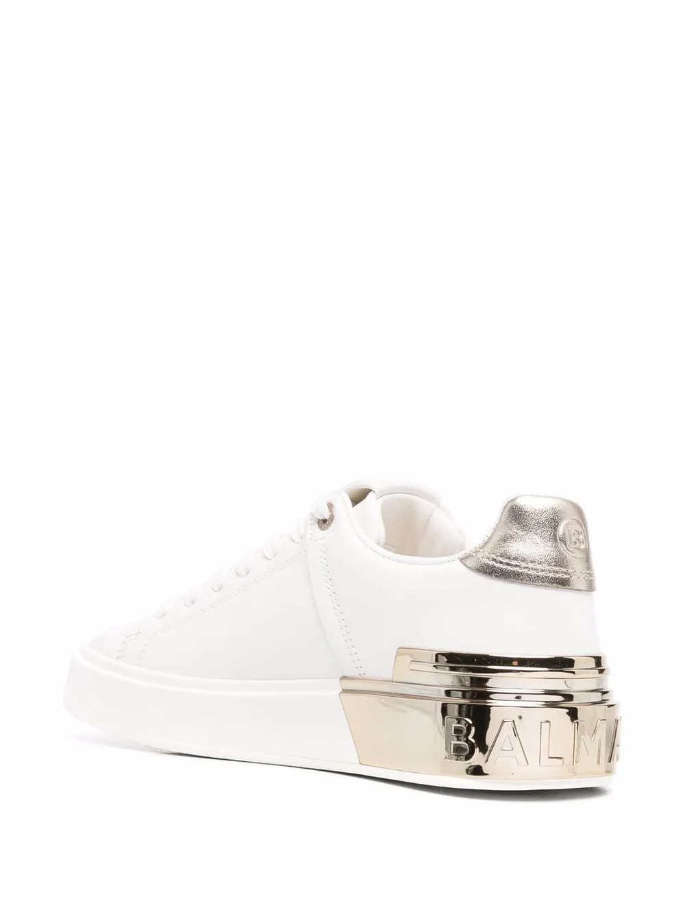 фото Balmain кроссовки b-court на шнуровке