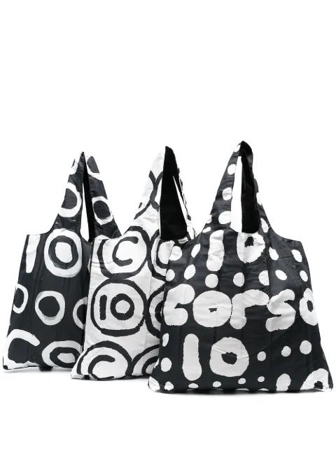 10 CORSO COMO reversible printed tote bag