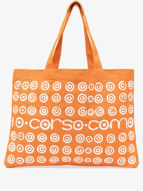 10 CORSO COMO spiral logo print tote bag