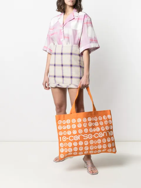 10 CORSO COMO spiral logo print tote bag CCSH87005 - 1
