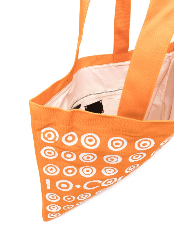 10 CORSO COMO Spiral Logo Print Tote Bag | Orange | FARFETCH AO