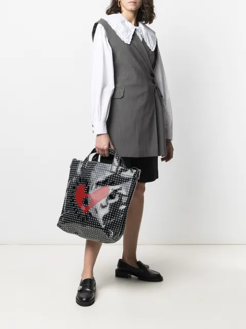10 CORSO COMO heart print tote bag CCSHSEOULPVCHEART - 1