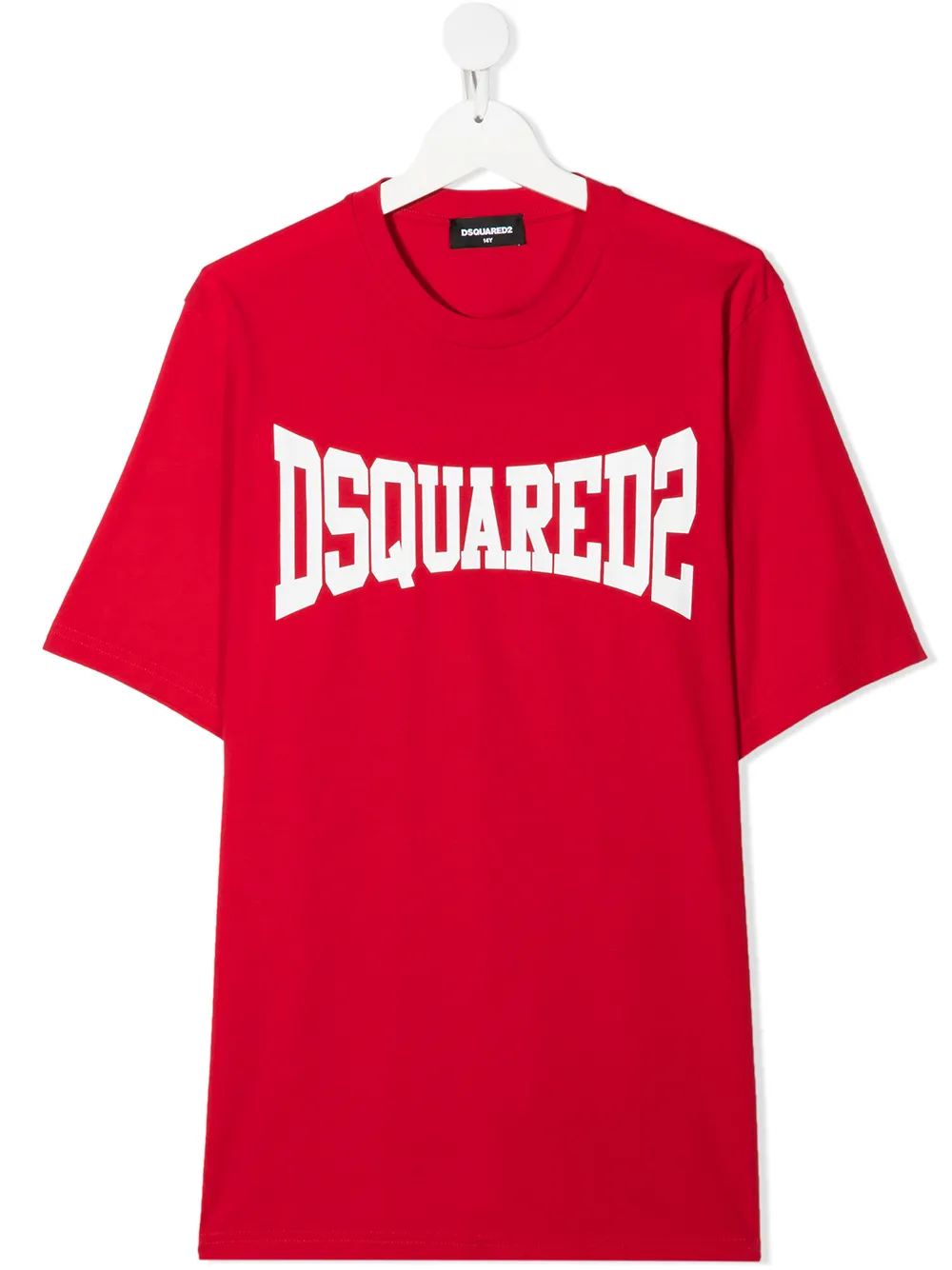 фото Dsquared2 kids футболка с логотипом