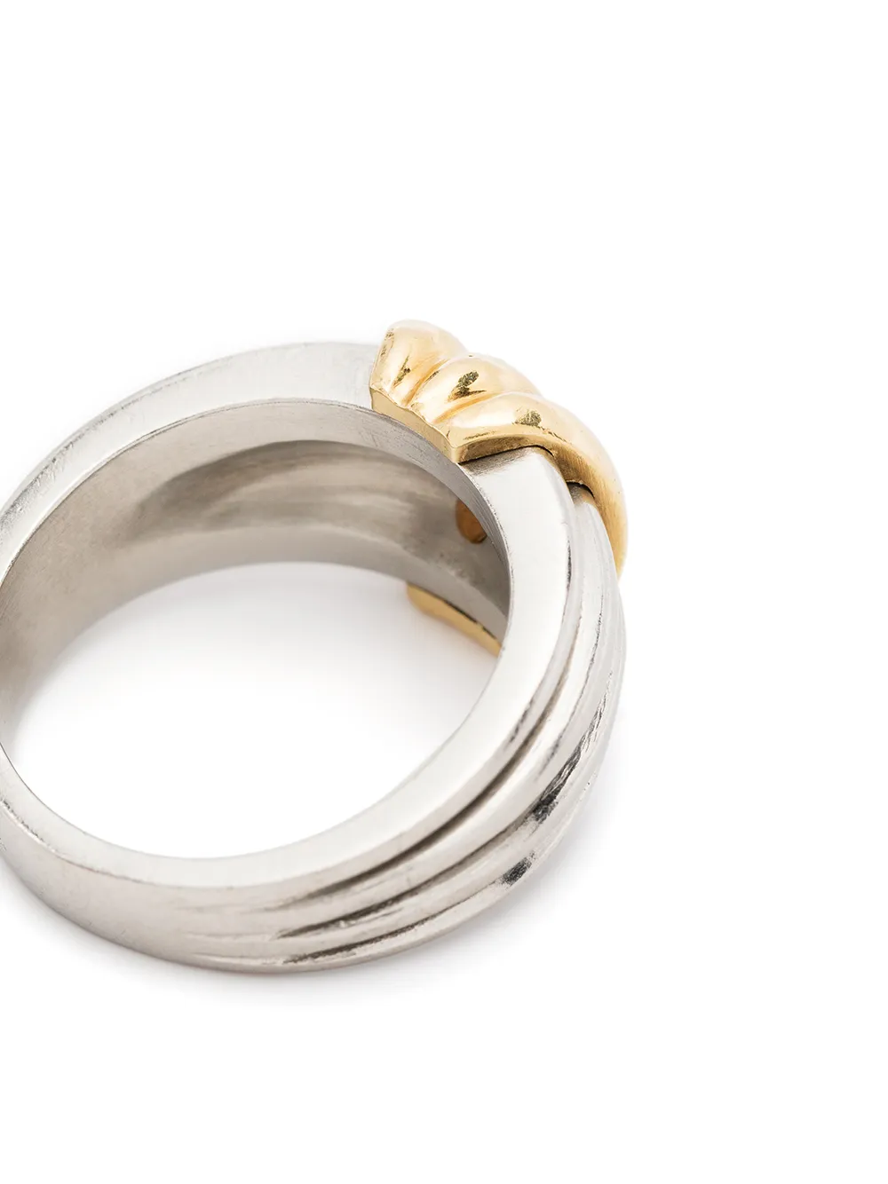 Van Cleef & Arpels 18K 옐로 골드 트위스트 링 Farfetch