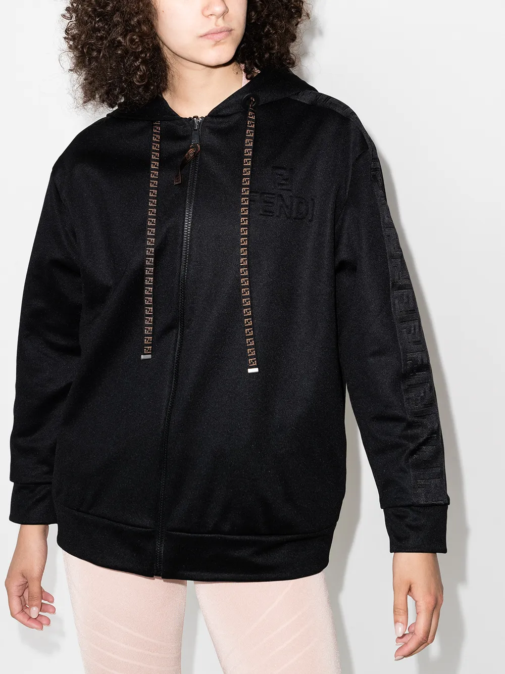 фото Fendi спортивная куртка из джерси