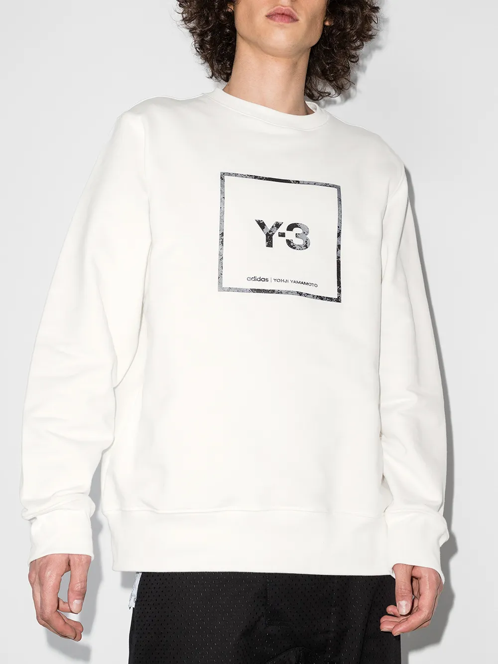 фото Y-3 толстовка со светоотражающим логотипом