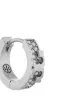 Tory Burch pavé huggie hoop earrings