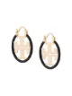 Image 1 of Tory Burch Miller hoop earrings