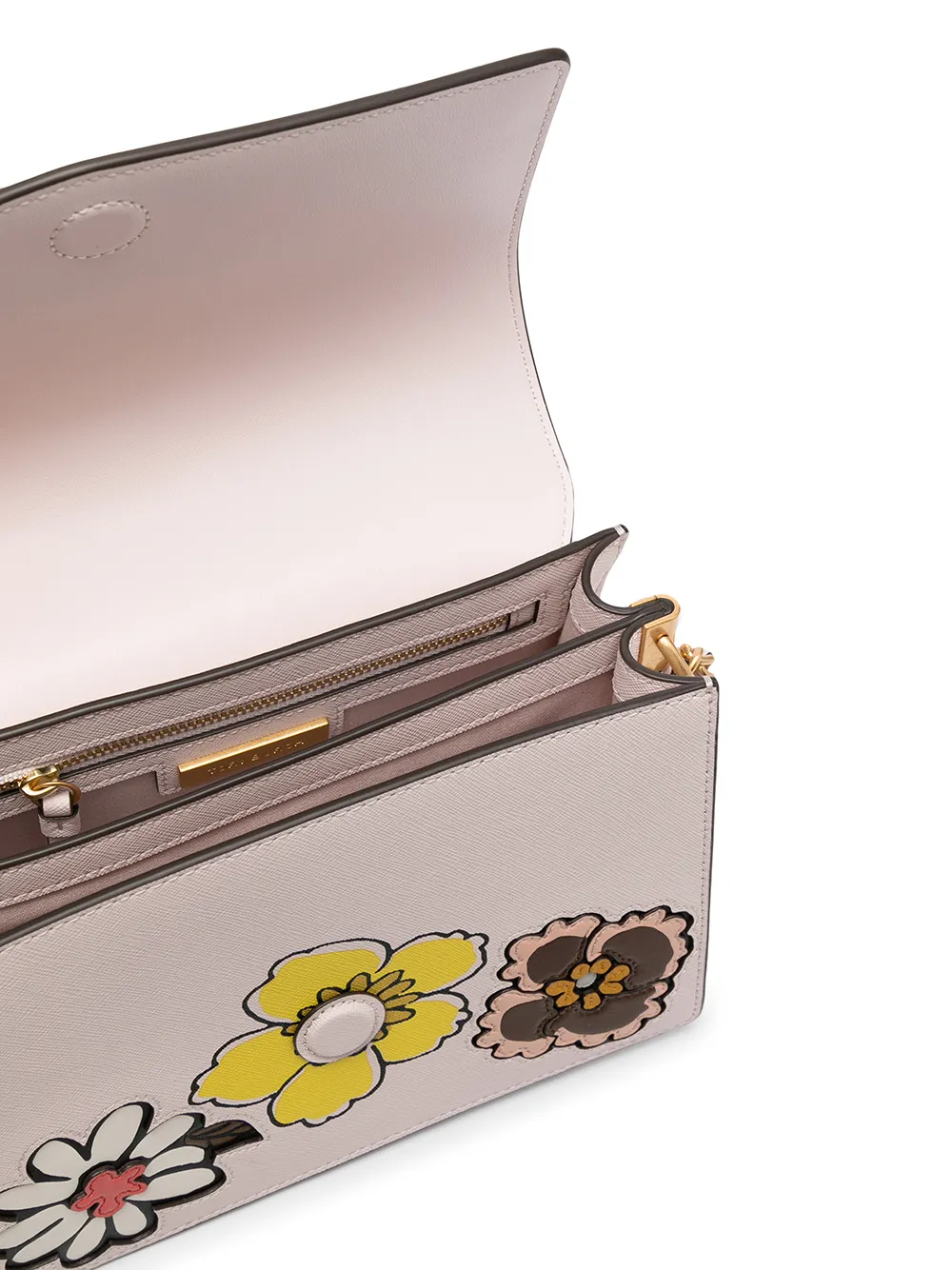 фото Tory burch сумка через плечо robinson с аппликацией