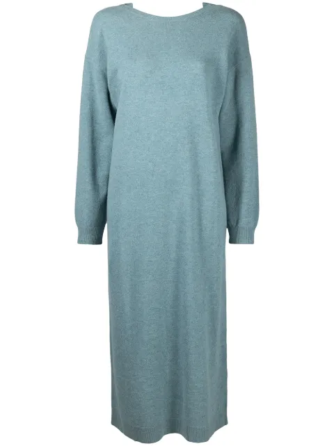 REMAIN V-back wool dress