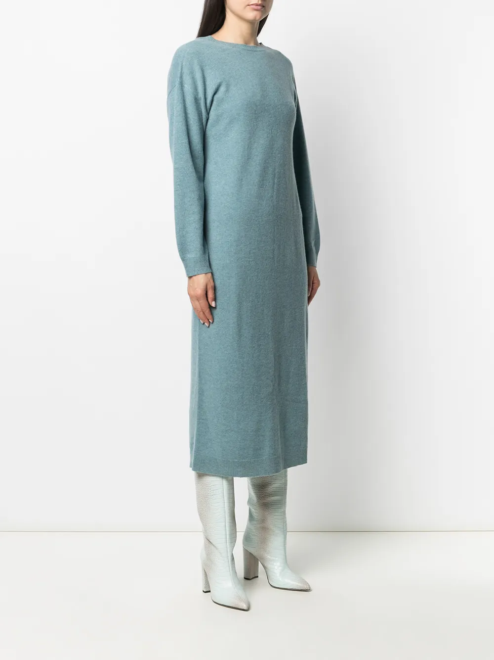 REMAIN Wollen jurk Blauw