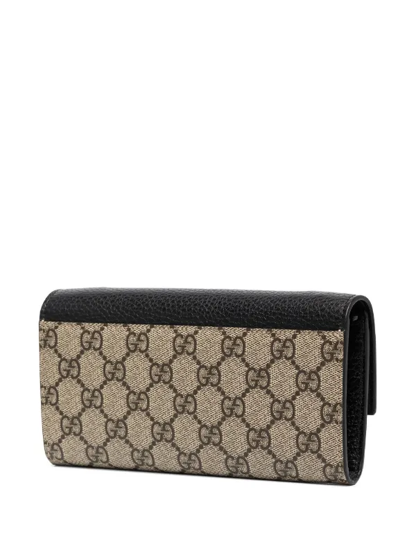 Gucci ophidia gg supreme canvas shop flap wallet on chain