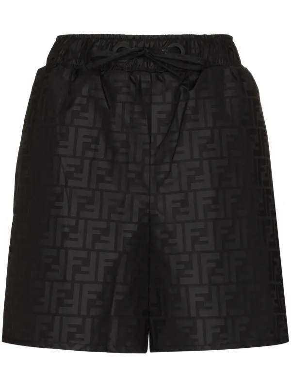 Shop Fendi FF-logo track shorts with Express Delivery - GenerationfiveShops