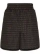 Image 1 of Fendi FF logo-print shorts