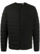 Image 1 of Y-3 logo-print quilted zipped jacket