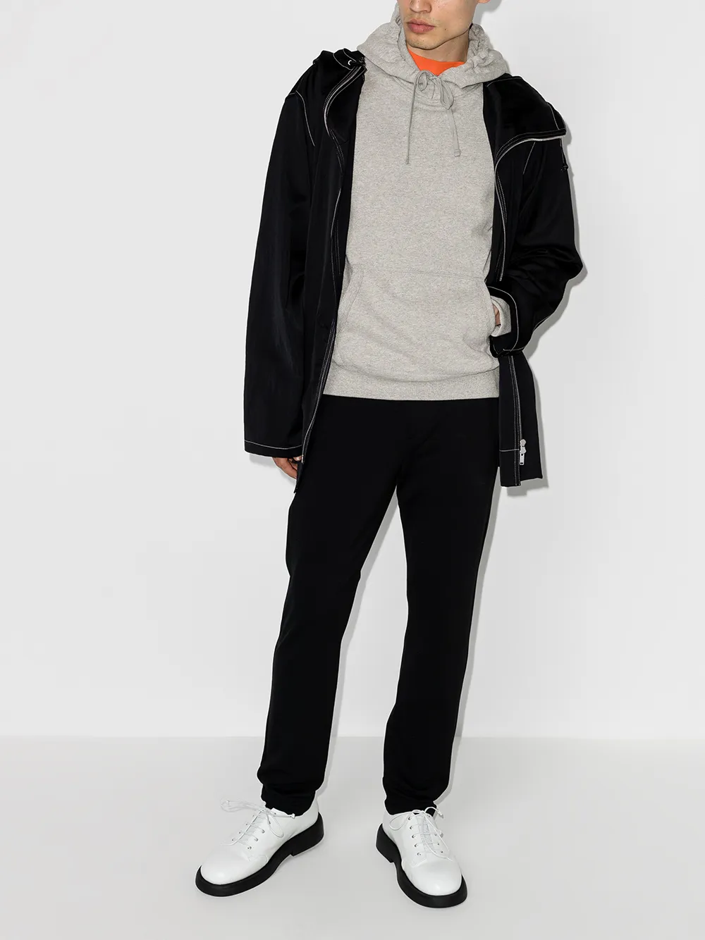 фото Reigning champ меланжевое худи