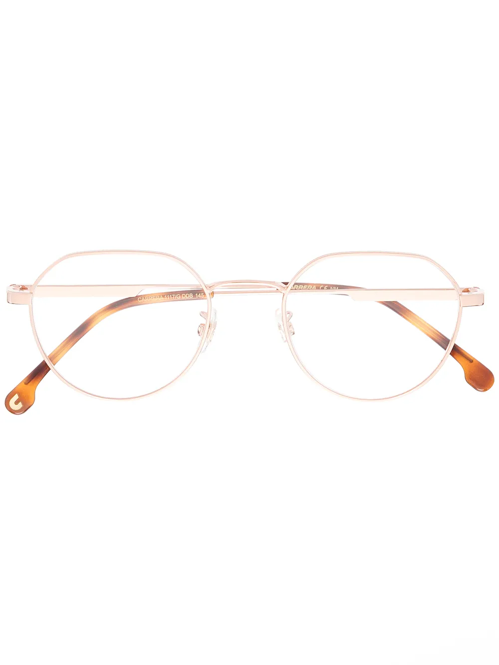 

Carrera geometric frame glasses - Gold