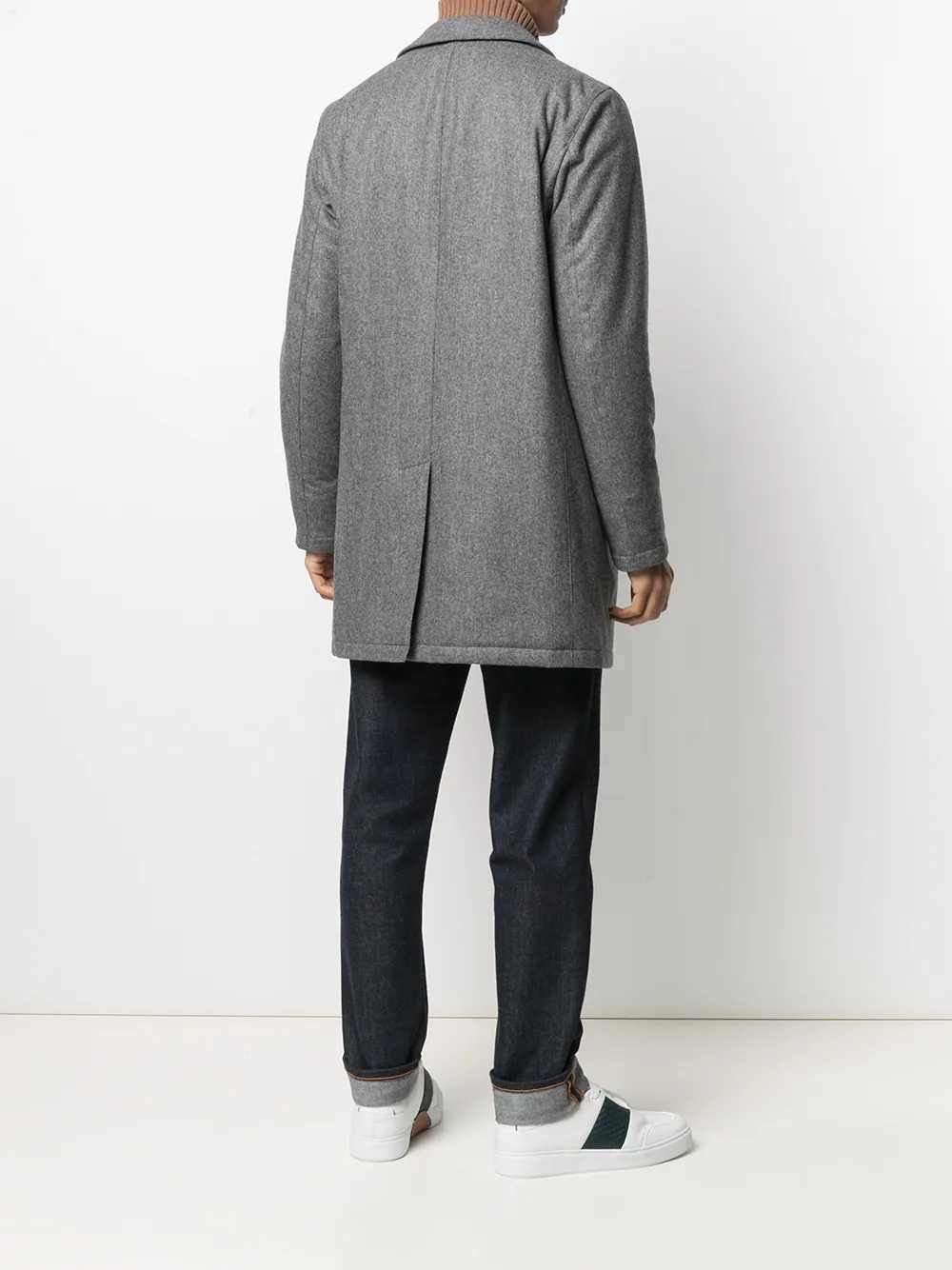 Dell'oglio Cappotto monopetto con cappuccio | Image 6
